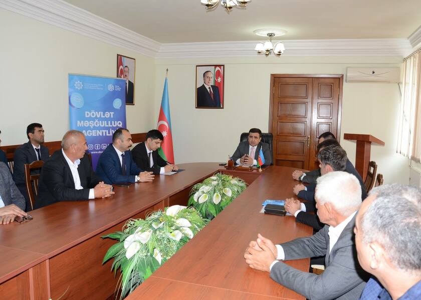Saatlı rayonunda işəgötürənlərin iştirakı ilə Dəyirmi Masa təşkil edilmişdir
