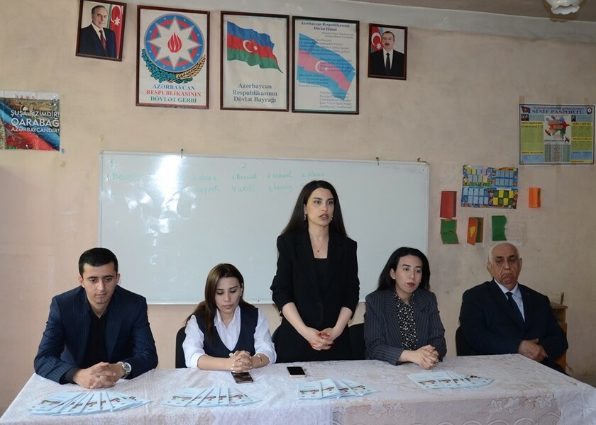 Saatlı rayonunda “Erkən nikah” və “Narkomaniyaya qarşı mübarizə” mövzularında tədbir keçririlb