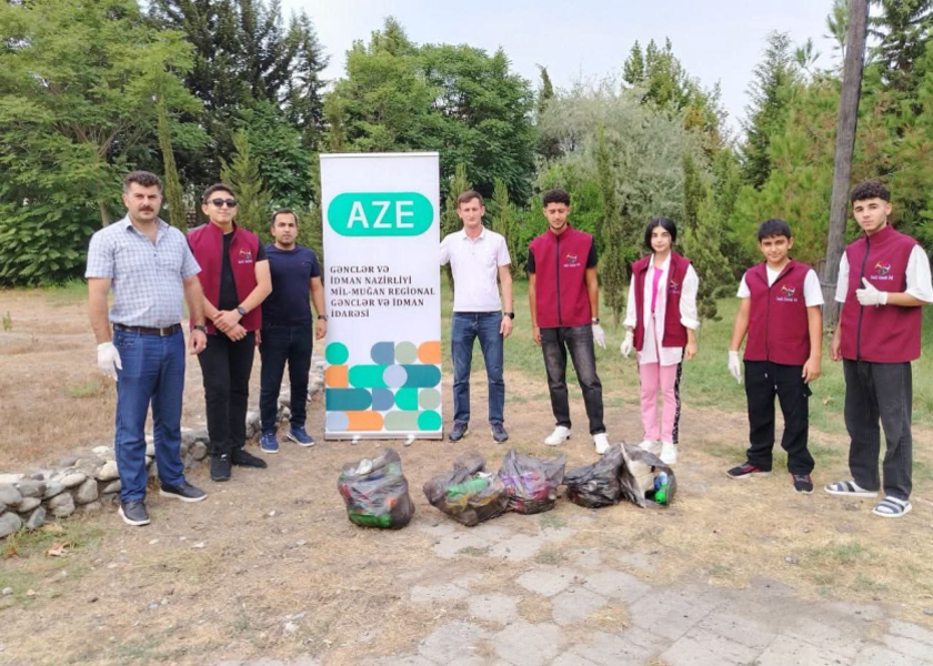 Saatlıda ekoloji təmizlik aksiyası keçirilib
