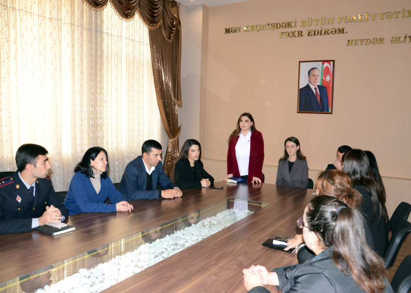 Saatlıda insan alverinə qarşı mübarizə mövzusuna həsr edilən maarifləndirici tədbir keçirilib