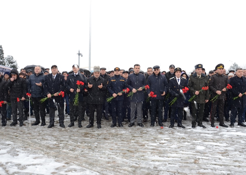 Saatlı rayonunda 20 Yanvar şəhidlərinin əziz xatirəsi yad edilib
