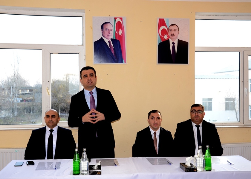 Saatlı rayonu Bəylər kəndində səyyar qəbul keçirildi