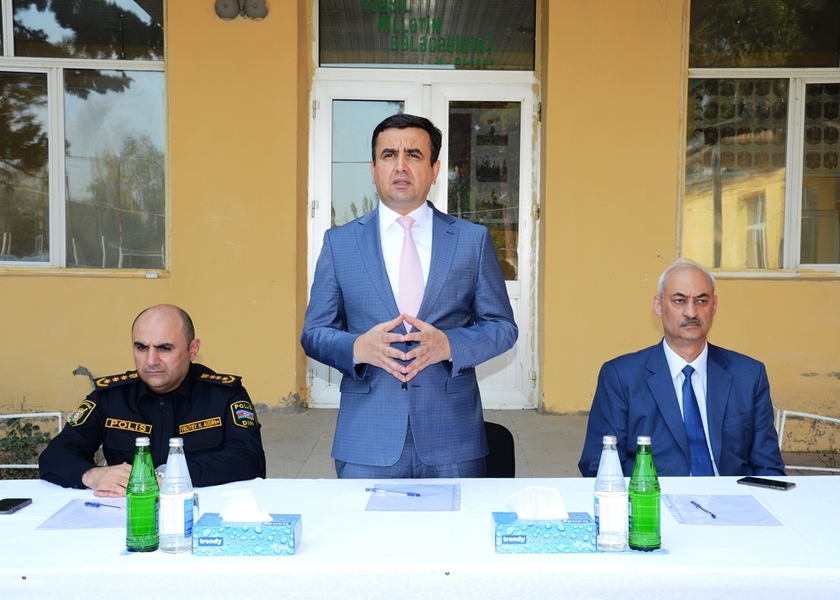 Saatlı rayonu Mustafabəyli kəndində səyyar qəbul keçirildi