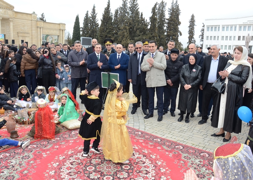Saatlı rayonunda Novruz bayramı münasibətilə 