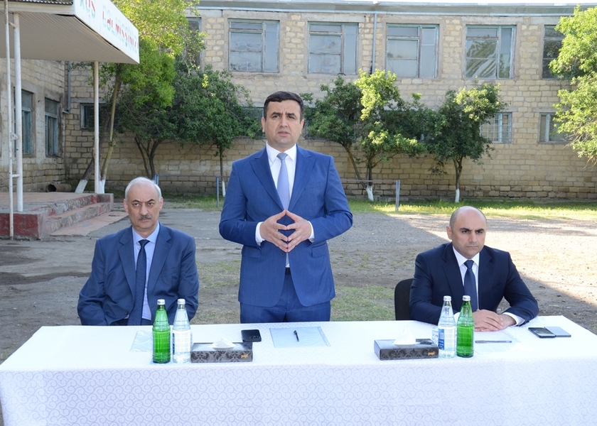 Saatlı Rayon İcra Hakimiyyəti başçısının növbəti səyyar görüş-qəbulu Gomuşçu kəndində keçirilmişdir