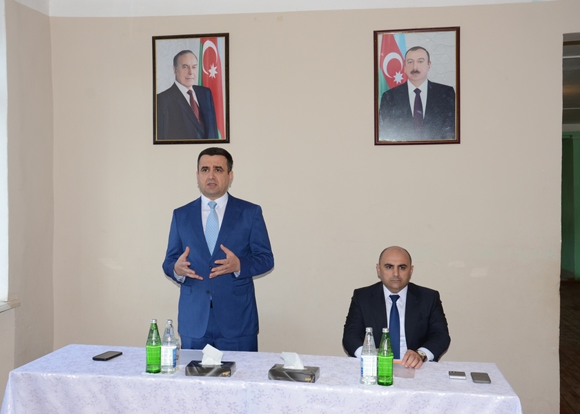 Saatlı rayonu Dədə Qorqud kəndində səyyar qəbul keçirildi