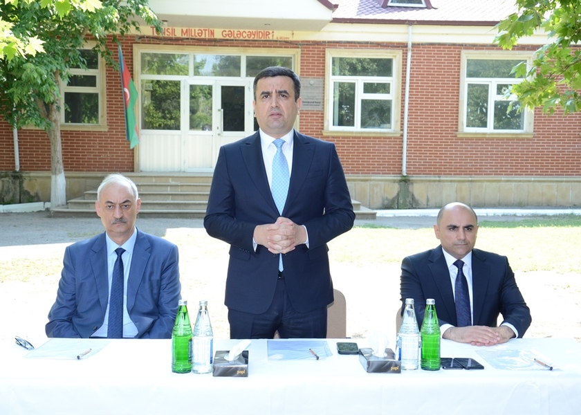 Saatlı Rayon İcra Hakimiyyəti başçısının növbəti səyyar görüş-qəbulu Genişkənd kəndində keçirilmişdir