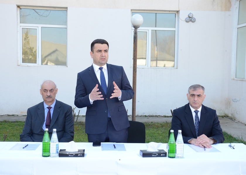 Saatlı rayonu Bəylər kəndində səyyar qəbul keçirildi