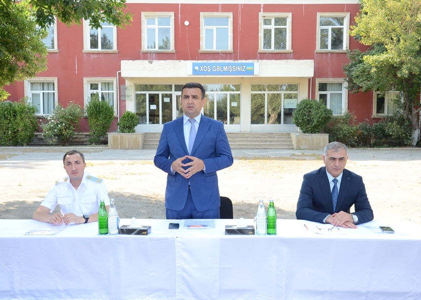 Saatlı Rayon İcra Hakimiyyəti başçısının növbəti səyyar görüş-qəbulu Yeni Novruzlu kəndində keçirilmişdir