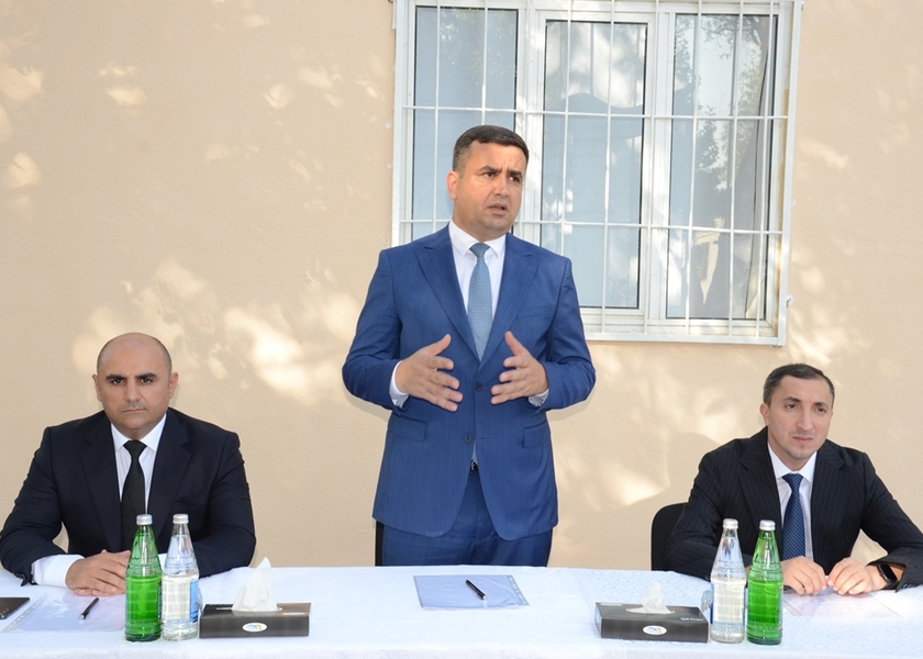 Saatlı rayonu Əhmədbəyli kəndində səyyar qəbul keçirildi