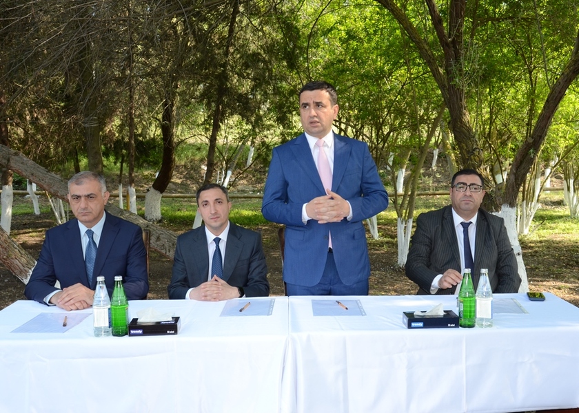 Saatlı rayon Bəylik kəndində səyyar qəbul-görüş keçirildi
