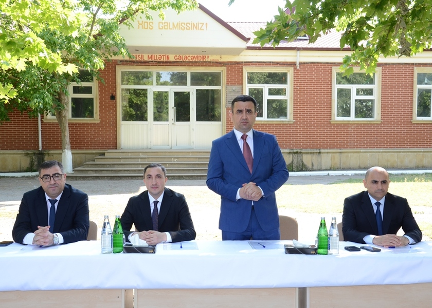 Saatlı Rayon İcra Hakimiyyəti başçısının növbəti səyyar görüş-qəbulu Genişkənd kəndində keçirilmişdir