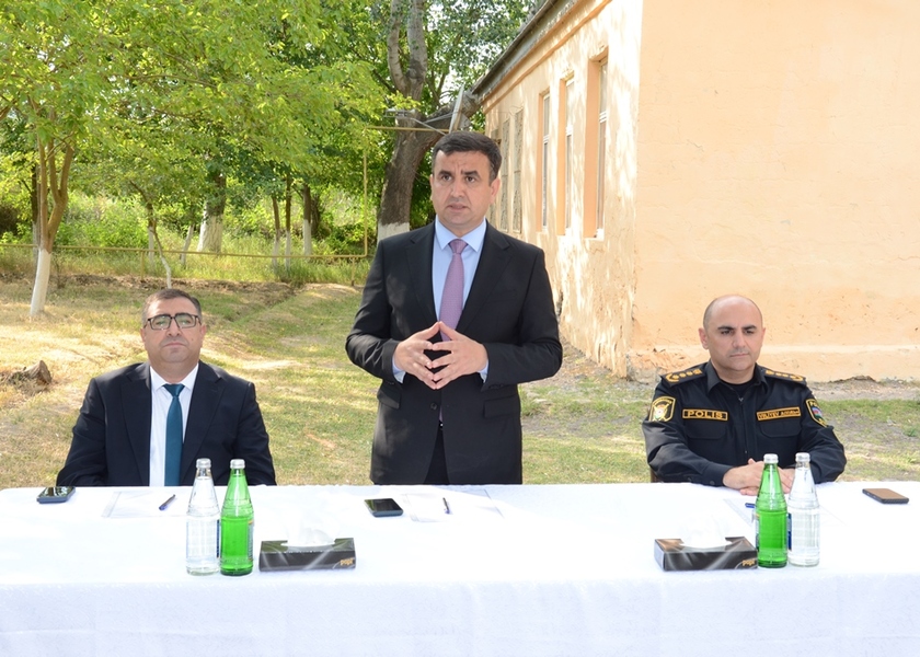 Saatlı rayonu Mustafabəyli kəndində səyyar qəbul keçirildi
