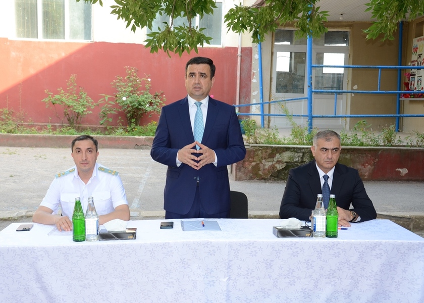 Saatlı rayonu Dədə Qorqud kəndində səyyar qəbul keçirildi