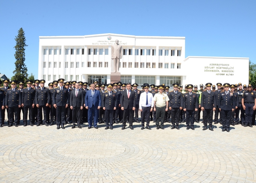 “2 İyul - Azərbaycan Polisi Günü” Saatlı rayonunda qeyd edilib