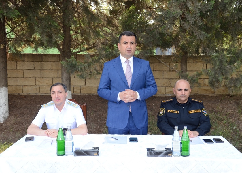 Saatlı rayonu Hacıqasımlı kəndində səyyar qəbul keçirildi